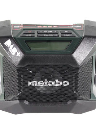 Metabo R 12-18 DAB+ BT radio de obra con batería 12-18 V DAB+ + 2x batería LiHD 4,0 Ah + cargador