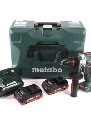 Metabo SB 18 LTX Impuls taladro percutor a batería 18 V 110 Nm + 2 baterías LiHD 4,0 Ah + cargador + MetaLoc