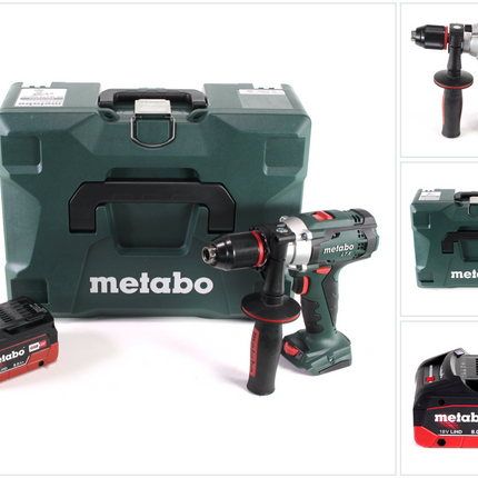 Metabo SB 18 LTX Impuls Akku Schlagbohrschrauber 18 V  110 Nm + 1x LiHD Akku 8,0 Ah + MetaLoc - ohne Ladegerät