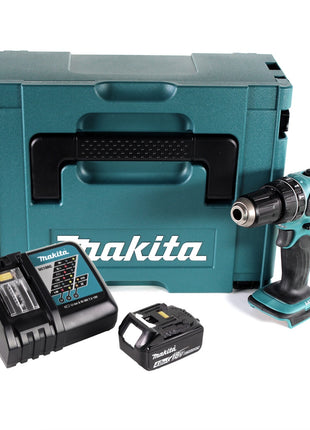 Makita DHP 456 RM1J Akku Schlagbohrschrauber 18 V 50 Nm + Makpac + 1x 4,0Ah Akku + Ladegerät