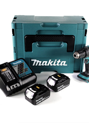 Makita DHP 456 RTJ perceuse à percussion sans fil 18 V 50 Nm + Makpac + 2x batterie 5,0 Ah + chargeur