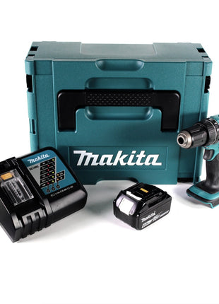 Taladro percutor inalámbrico Makita DHP 456 RG1J 18 V 50 Nm + Makpac + 1x batería 6,0Ah + cargador