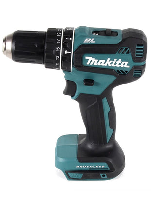 Makita DHP 485 SMTK Akku Schlagbohrschrauber 18 V 50 Nm Brushless + 1x Akku 4,0 Ah + Ladegerät + 101 tlg. Zubehörset + Koffer