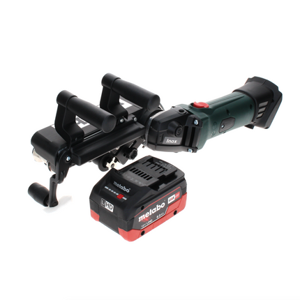 Metabo RB 18 LTX 60 Akku Rohrbandschleifer 18 V 60 mm + 1x LiHD Akku 8,0 Ah - ohne Ladegerät