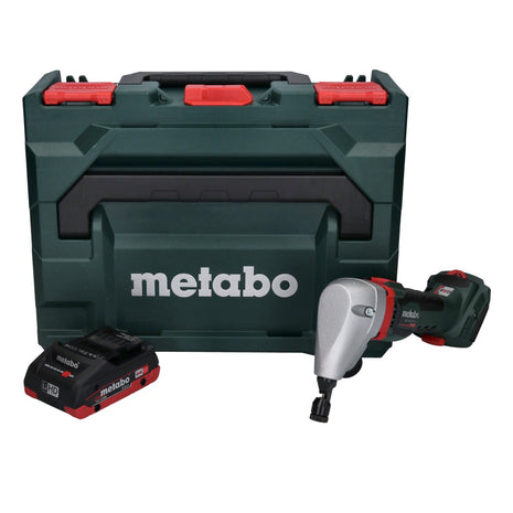 Metabo NIV 18 LTX BL 1.6 Akku Nibbler Knabber 18 V Brushless + 1x LiHD Akku 4,0 Ah + metaBOX - ohne Ladegerät