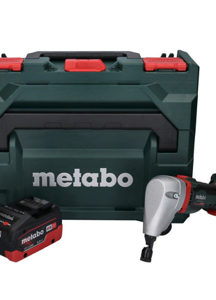 Metabo NIV 18 LTX BL 1.6 Akku Nibbler Knabber 18 V Brushless + 1x LiHD Akku 8,0 Ah + metaBOX - ohne Ladegerät