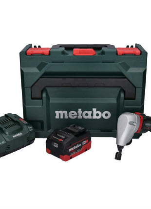 Metabo NIV 18 LTX BL 1.6 Akku Nibbler 18 V Brushless Knabber + 1x LiHD Akku 8,0 Ah + Ladegerät + metaBOX