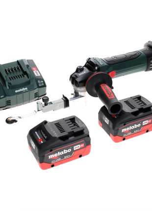 Metabo BF 18 LTX 90 Akku Bandfeile 18 V 90 mm + 2x LiHD Akku 8,0 Ah + Ladegerät