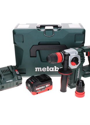 Metabo KHA 18 LTX BL 24 Quick Akku Kombihammer 18 V 2,2 J SDS-plus Brushless + 1x LiHD Akku 5,5 Ah + Ladegerät + MetaLoc