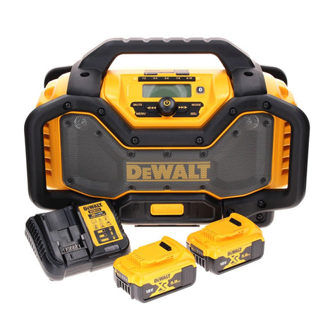 DeWalt DCR 027 P2 Akku Radio DAB+ 10,8-18,0 V + 2x Akku 5,0 Ah + Ladegerät