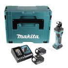 Cortadora rotativa a batería Makita DCO 180 RGJ 18 V 30.000 rpm + 2x baterías 6,0 Ah + cargador + Makpac