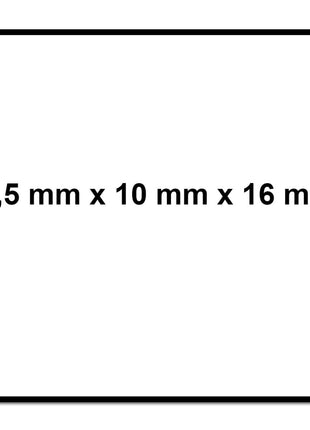 Meisterling Raupe PLUS 1,5 mm x 10 mm x 16 m 4 Stk. ( 4x 006050000050 ) beidseitig klebender Klebedichtfilm