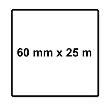 Meisterling Tyvek Band 60 mm x 25 m 4 Stk. ( 4x 006300000210 ) reißfestes Tyvek Spinnvlies