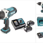 Makita BTW 450 RFE 18 V Li-ion Akku-Schlagschrauber + 2x Makita BL1830 B Akku + DC18RC Lader + Koffer - Toolbrothers