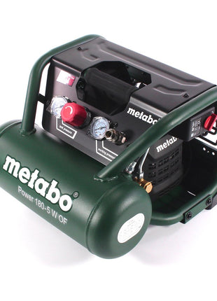 Metabo Power 180-5 W OF Kompressor 8 bar 1,1 kW ( 601531000 ) 5 l Kesselgröße ölfrei