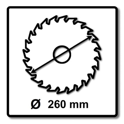 Festool Universal Sägeblatt W60 260 x 2,5 x 30 mm 2 Stück ( 2x 494604 ) für Kapp Zugsäge KS 120 und KS 88 - Toolbrothers