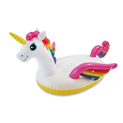 Intex Mega Einhorn Wasserspielzeug Badeinsel 287x193 cm ( 57291EU ) Vinyl aufblasbar