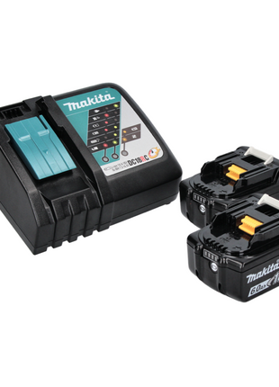 Makita DHP 458 RG Perceuse-visseuse à percussion sans fil 18 V 91 Nm + 2x Batteries 6,0 Ah + Chargeur