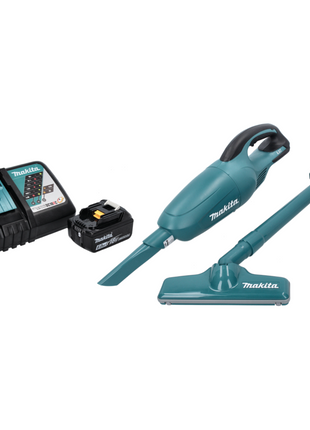 Makita DCL 180 RG1 Aspirateur sans fil 18 V - vert + 1x Batterie 6,0 Ah + Chargeur