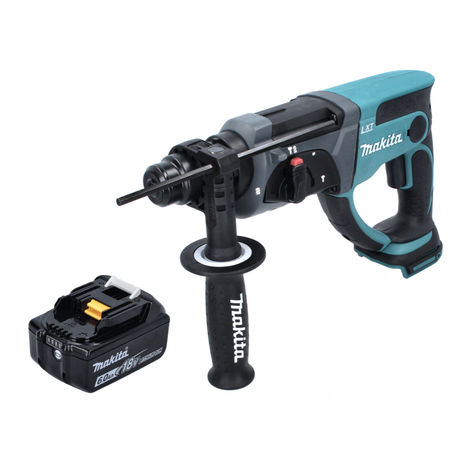 Trapano a batteria Makita DHR 202 G1 18 V 2,0 J SDS Plus + 1x batteria 6,0 Ah - senza caricabatteria