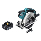 Sierra circular de batería Makita DSS 611 G1 18 V 165 mm + 1x batería 6,0 Ah - sin cargador