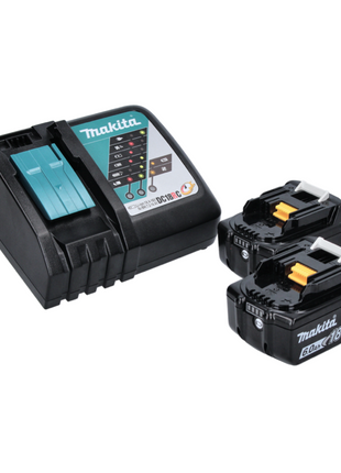 Makita DSS 611 RG Scie circulaire sans fil 18 V 165 mm + 2x Batteries 6,0 Ah + Chargeur