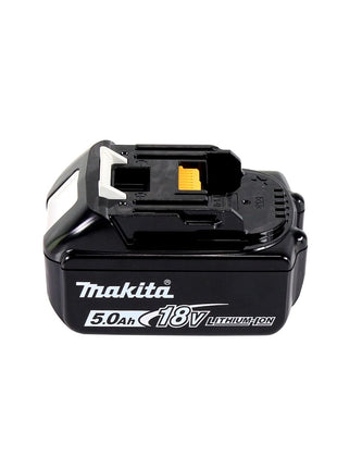 Makita DGA 519 T1 Akku Winkelschleifer 18 V 125 mm Brushless X-Lock + 1x Akku 5,0 Ah - ohne Ladegerät