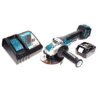 Makita DGA 519 RT1 Akku Winkelschleifer 18 V 125 mm Brushless X-Lock + 1x Akku 5,0 Ah + Ladegerät