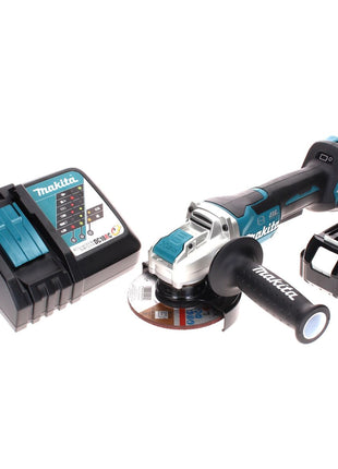 Makita DGA 519 RG1 Akku Winkelschleifer 18 V 125 mm Brushless X-Lock + 1x Akku 6,0 Ah + Ladegerät