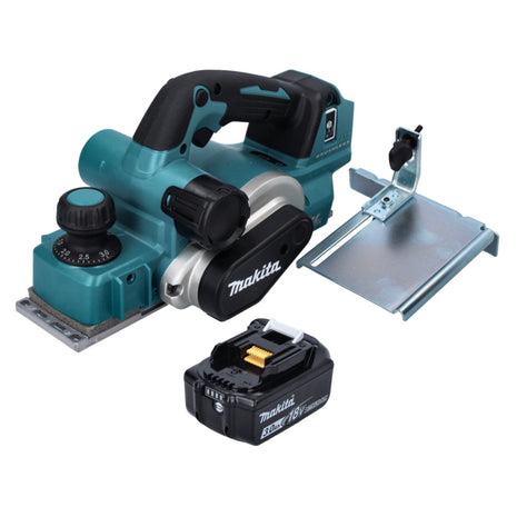 Cepillo plegable a batería Makita DKP 181 F1 82 mm 18 V sin escobillas + 1x batería 3,0 Ah - sin cargador