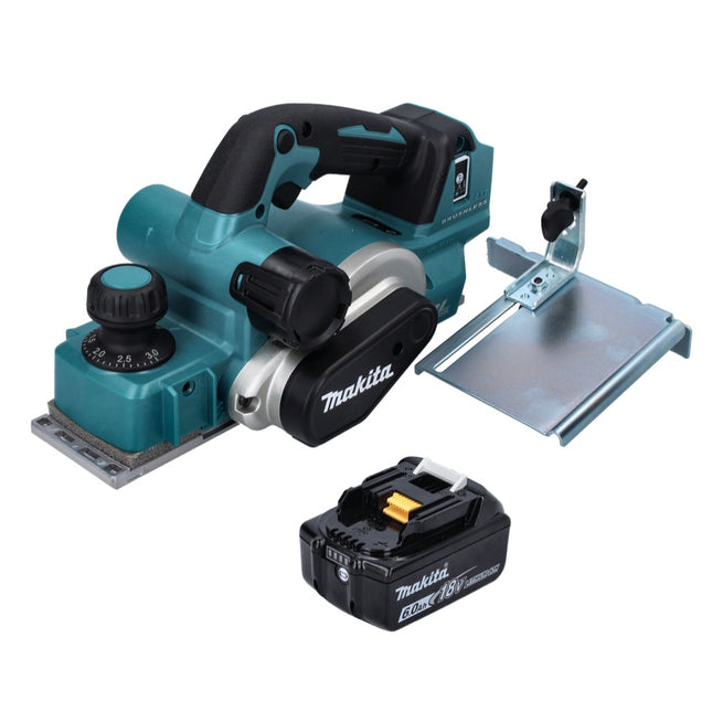 Makita DKP 181 G1 Akku Hobel Falzhobel 82 mm 18 V Brushless + 1x Akku 6,0 Ah - ohne Ladegerät