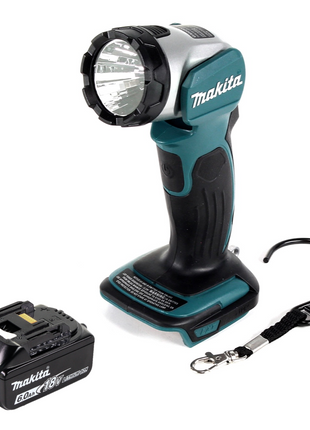 Makita DML 802 G1 Akku Lampe für 14,4 und 18 V Akku + 1x Akku 6,0 Ah - ohne Ladegerät