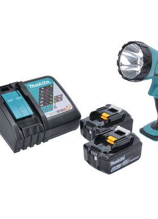 Makita DML 185 RG Akku Lampe / Handleuchte 18 V + 2x Akku 6,0 Ah + Ladegerät