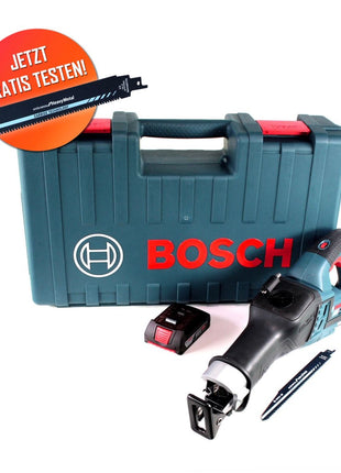 Gratis Hoja de sierra de sable Bosch Carbide Sierra de sable a batería Bosch GSA 18V-32 Sierra de sable sin escobillas de 18 V + 1x batería de 2,0 Ah + estuche - sin cargador