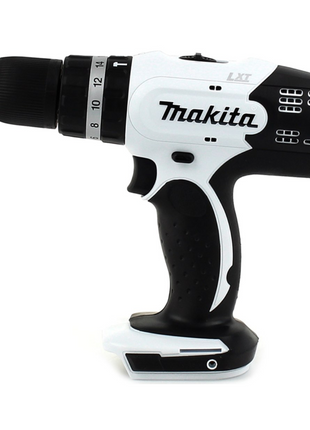 Makita DHP 453 G1W perceuse à percussion sans fil 18 V 42 Nm blanc + 1x batterie 6,0 Ah - sans chargeur