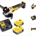 DeWalt DCG 405 P2 Akku Winkelschleifer 18V 125mm Brushless + 2x Akku 5,0Ah + Ladegerät - Toolbrothers