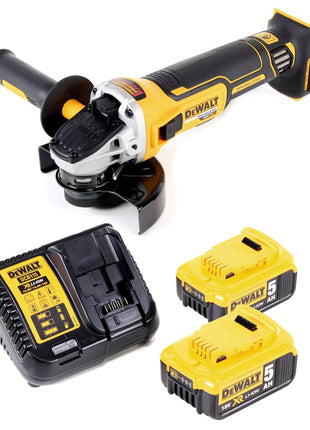 DeWalt DCG 405 P2 Akku Winkelschleifer 18V 125mm Brushless + 2x Akku 5,0Ah + Ladegerät - Toolbrothers