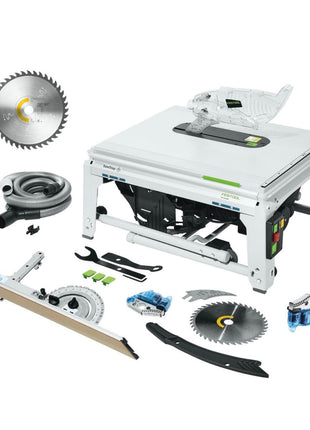 Festool TKS 80 EBS 2200 watts Scie à table 254 mm (575781) + Lame de scie circulaire universelle W40 (575975) + 1x Cartouche KT-TKS 80 (575851)