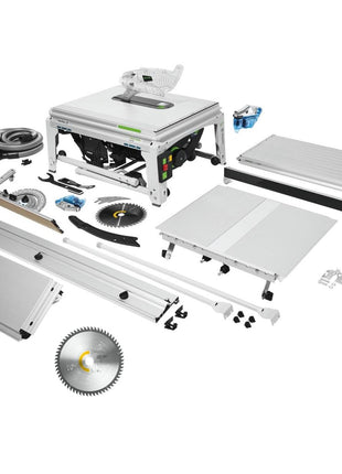 Festool TKS 80 EBS Set Tischkreissäge 2200 Watt 254 mm ( 575828 ) + Feinzahn Kreissägeblatt W60 ( 575828 ) + 1x KT-TKS 80 Patrone ( 575851 ) - Toolbrothers