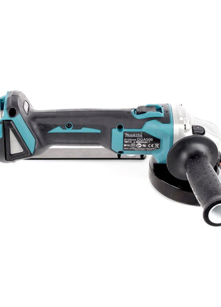 Amoladora angular a batería Makita DGA 506 G1 18 V 125 mm sin escobillas + 1x batería 6,0 Ah - sin cargador