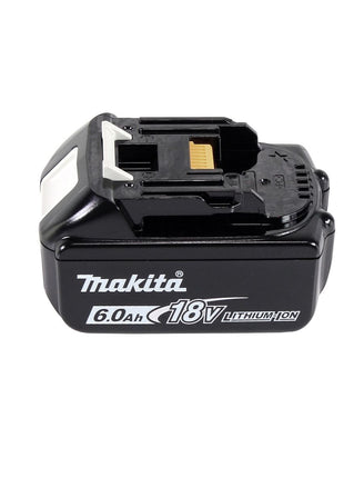 Amoladora angular a batería Makita DGA 506 G1 18 V 125 mm sin escobillas + 1x batería 6,0 Ah - sin cargador