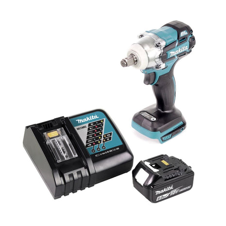 Makita DTW 285 RG1 Atornillador de impacto inalámbrico 18 V 280 Nm 1/2" sin escobillas + 1x batería 6,0 Ah + cargador