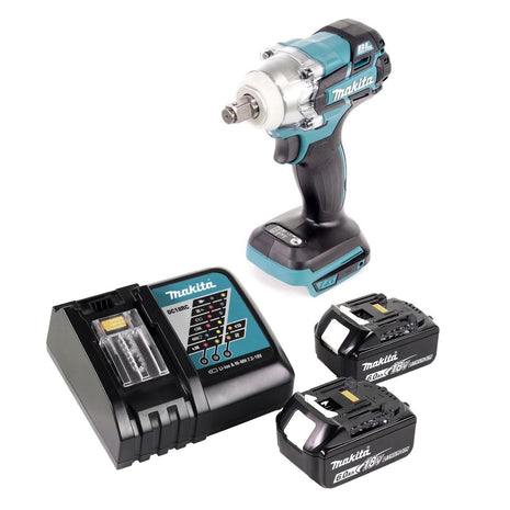 Makita DTW 285 RG Atornillador de impacto inalámbrico 18 V 280 Nm 1/2" sin escobillas + 2x baterías 6,0 Ah + cargador