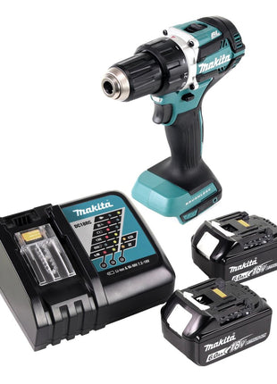 Makita DDF 484 RG Akku Bohrschrauber Brushless 18 V 54 Nm + 2x Akku 6,0 Ah + Ladegerät