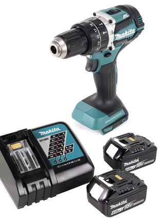 Makita DHP 484 RG Akku Schlagbohrschrauber 18 V 54 Nm Brushless + 2x Akku 6,0 Ah + Ladegerät