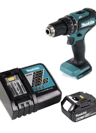 Makita DHP 485 RG1 Akku Schlagbohrschrauber 18 V 50 Nm Brushless + 1x Akku 6,0 Ah + Ladegerät