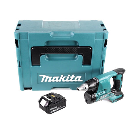 Makita DFS 450 ZJ 18 V Visseuse plaque de plâtre sans fil avec boîtier Makpac - sans Batterie, ni Chargeur