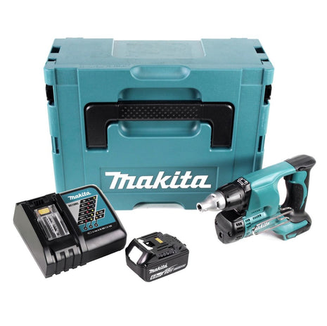 Makita DFS 450 ZJ 18 V Visseuse plaque de plâtre sans fil avec boîtier Makpac - sans Batterie, ni Chargeur