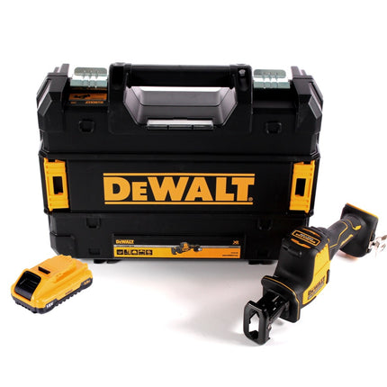 DeWalt DCS 369 NT Akku Säbelsäge 18 V + 1x Akku 3,0 Ah + TSTAK - ohne Ladegerät