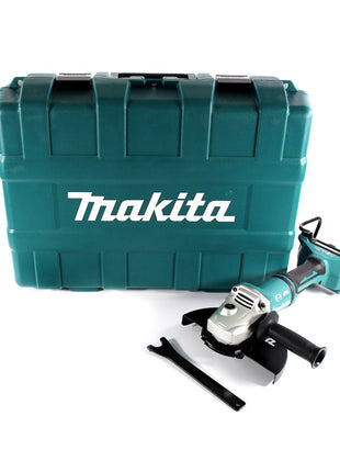 Makita DGA 900 ZK meuleuse d'angle sans fil 36 V ( 2x 18 V ) 230 mm  Brushless Solo + Coffret de transport - sans batterie - sans chargeur